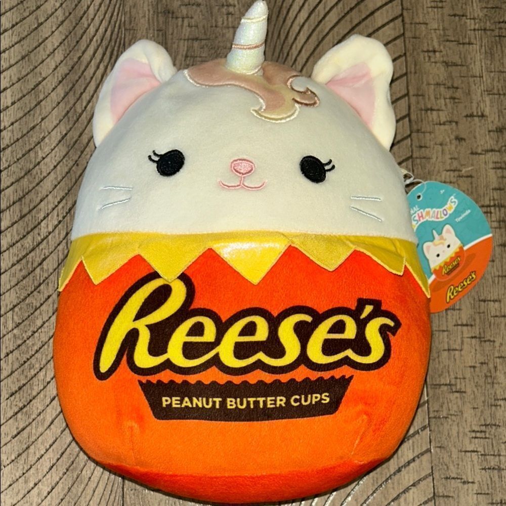 Reese's Squishmallow Unicorn Cat Plush